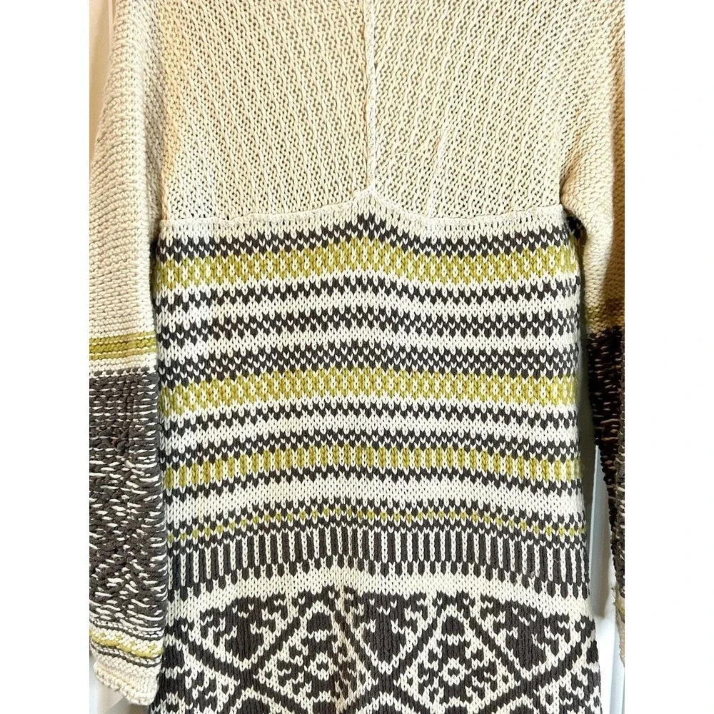 Free People Womens Annabelle Yarn Oversized Beach Cardigan Knit M